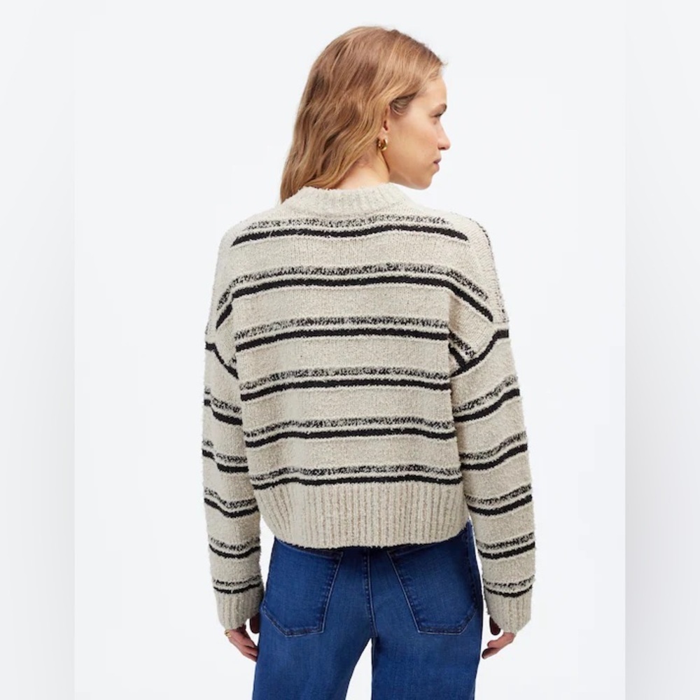 Madewell Eyelash-Yarn Crewneck Sweater - Picture 2 of 10